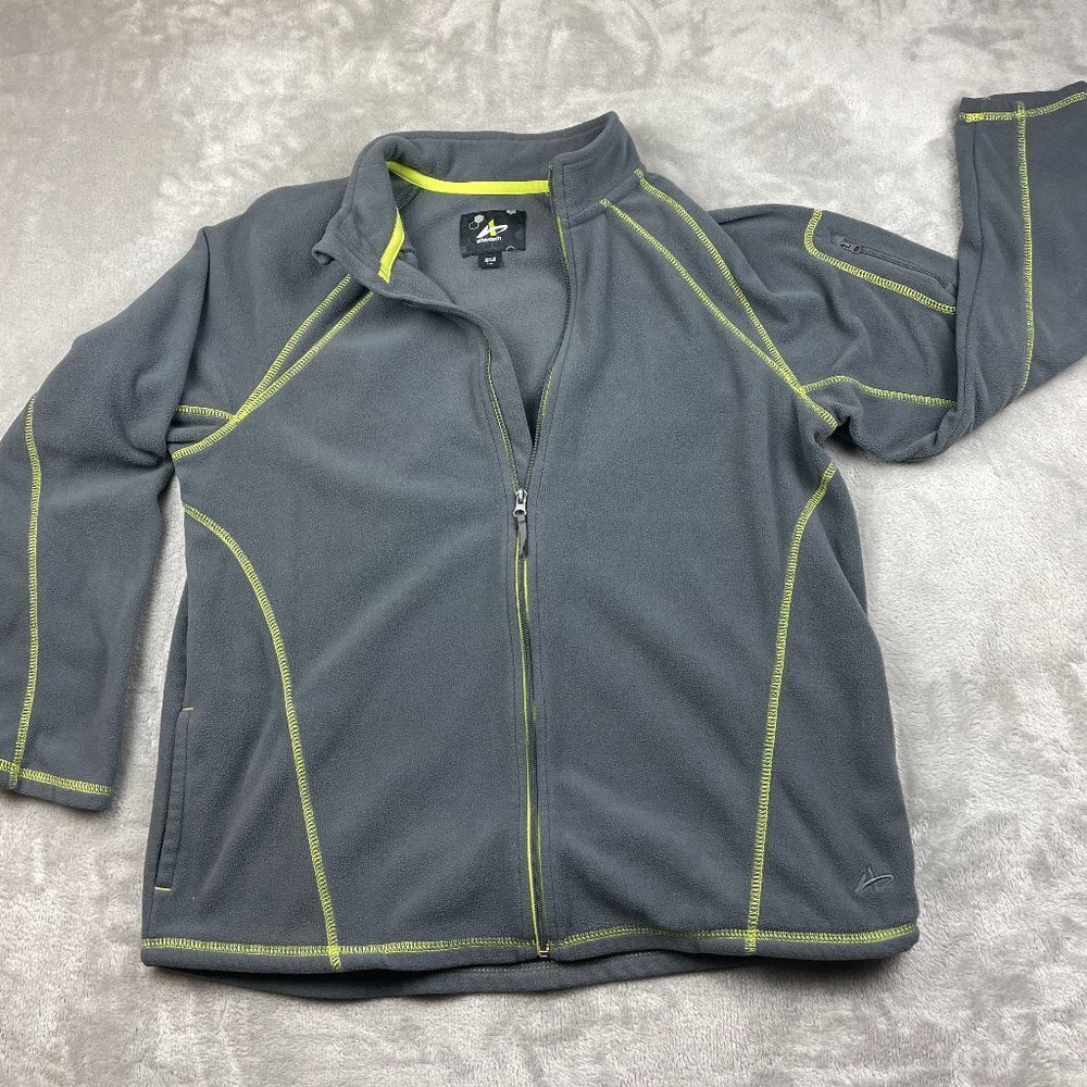 athletech Full Zip Lightweight Fleece Jacket Men's Large
